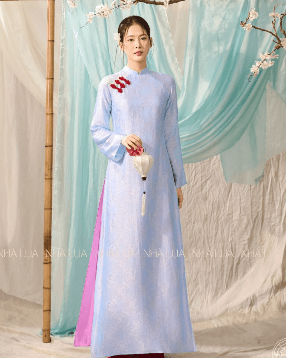 Áo Dài Cưới Hỏi Đỏ Phượng Hoàng